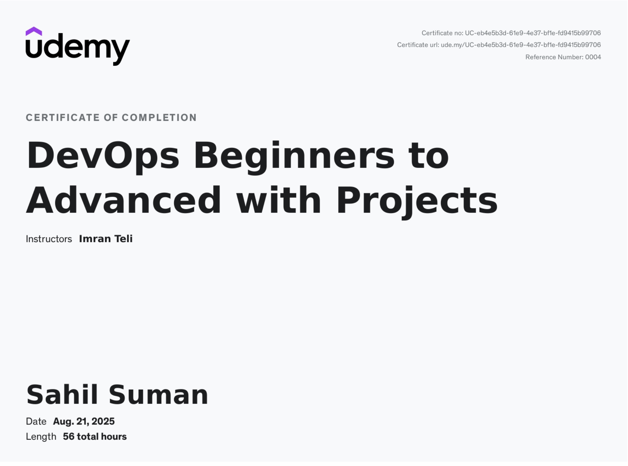 Udemy Badge